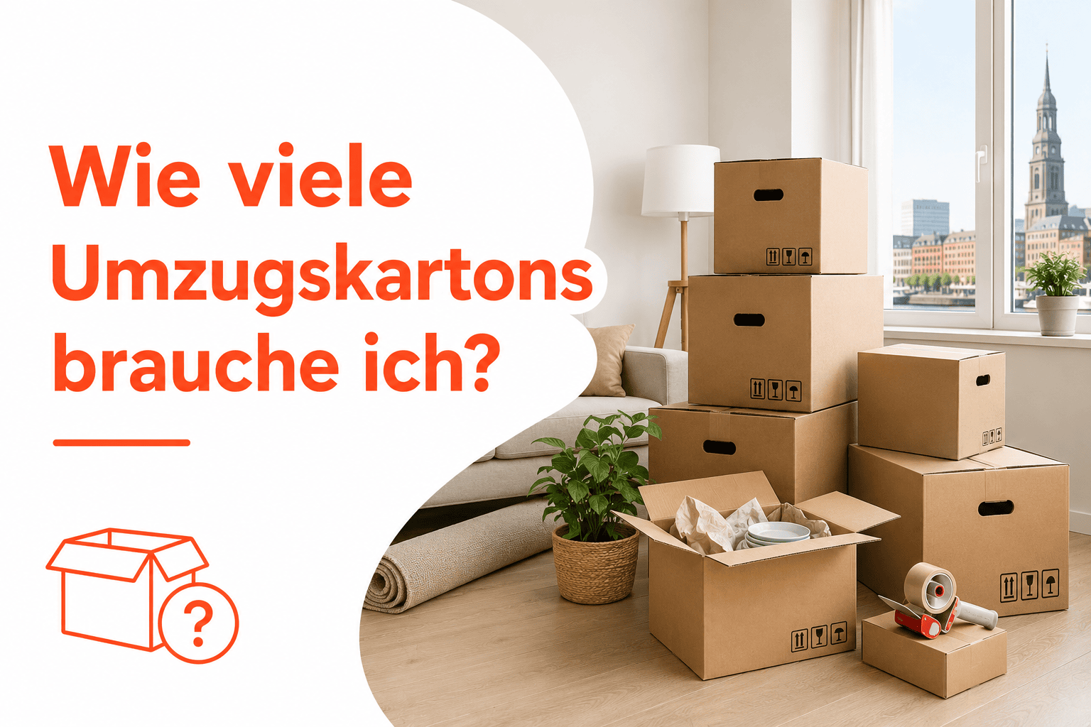 Wie viele Umzugskartons brauche ich?
